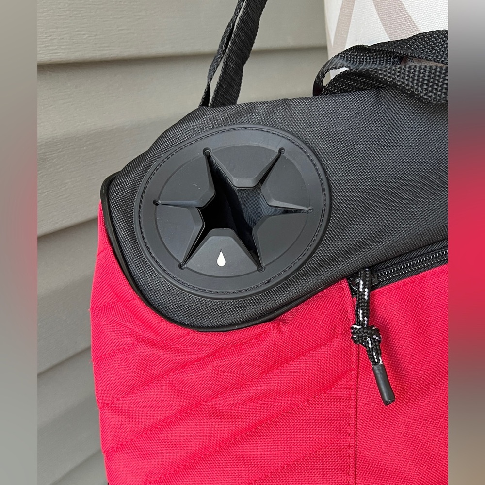 RARE- McDonalds Red And Black With Bottle Holder Lightweight Duffel Bag - Picture 5 of 10